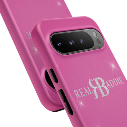 Real Baddie Tough Phone Case — Hot Pink Protective Case