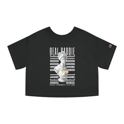 Real Baddie Past, Present, Future Cropped T-Shirt