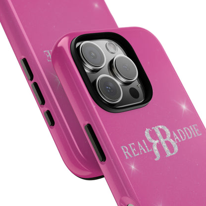 Real Baddie Tough Phone Case — Hot Pink Protective Case