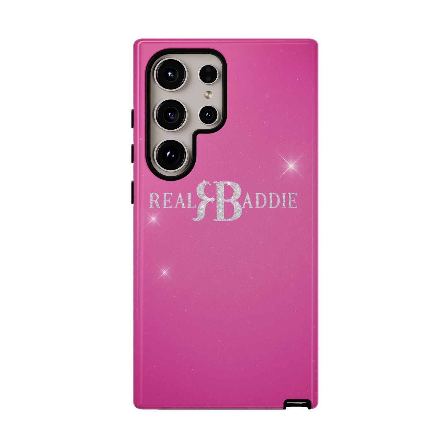 Real Baddie Tough Phone Case — Hot Pink Protective Case