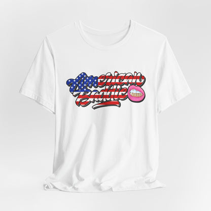 American Baddie Stripes Short Sleeve Tee