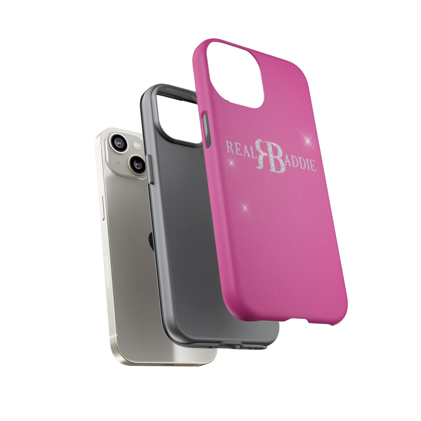 Real Baddie Tough Phone Case — Hot Pink Protective Case