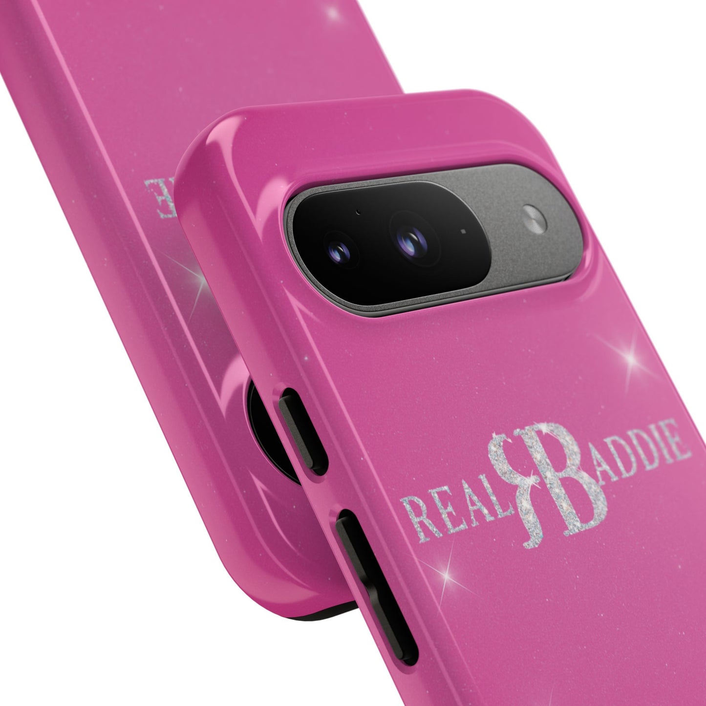 Real Baddie Tough Phone Case — Hot Pink Protective Case