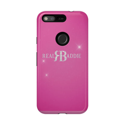 Real Baddie Tough Phone Case — Hot Pink Protective Case