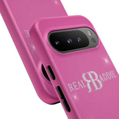 Real Baddie Tough Phone Case — Hot Pink Protective Case