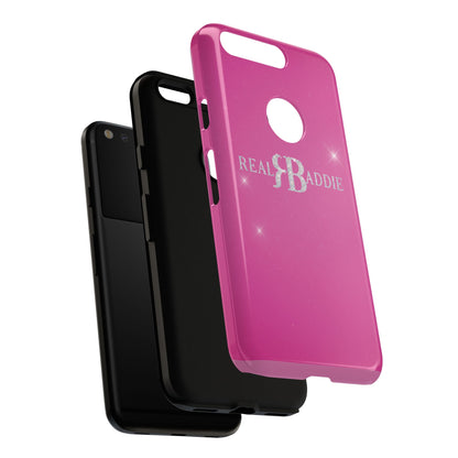 Real Baddie Tough Phone Case — Hot Pink Protective Case