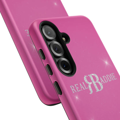 Real Baddie Tough Phone Case — Hot Pink Protective Case