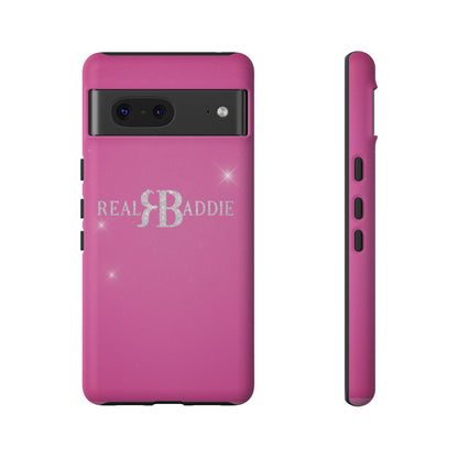 Real Baddie Tough Phone Case — Hot Pink Protective Case
