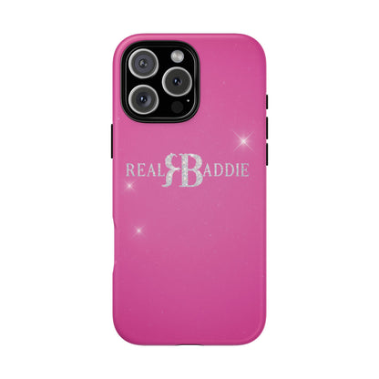 Real Baddie Tough Phone Case — Hot Pink Protective Case