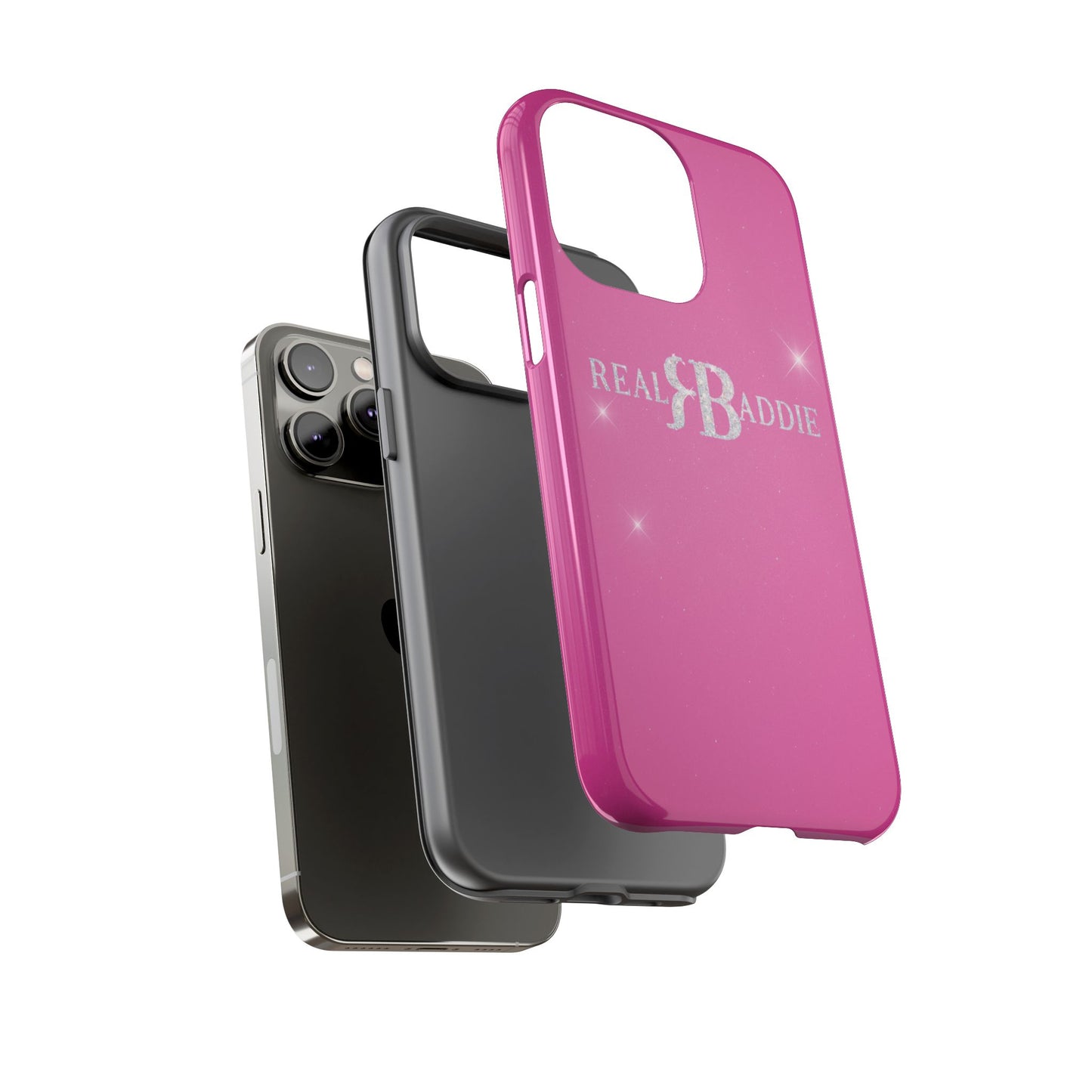 Real Baddie Tough Phone Case — Hot Pink Protective Case