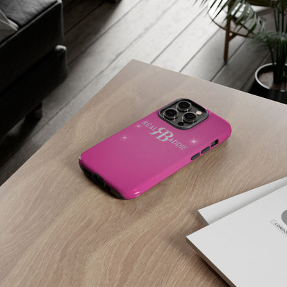 Real Baddie Tough Phone Case — Hot Pink Protective Case