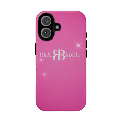 Real Baddie Tough Phone Case — Hot Pink Protective Case