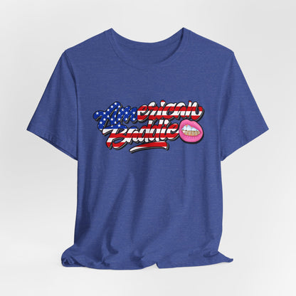 American Baddie Stripes Short Sleeve Tee