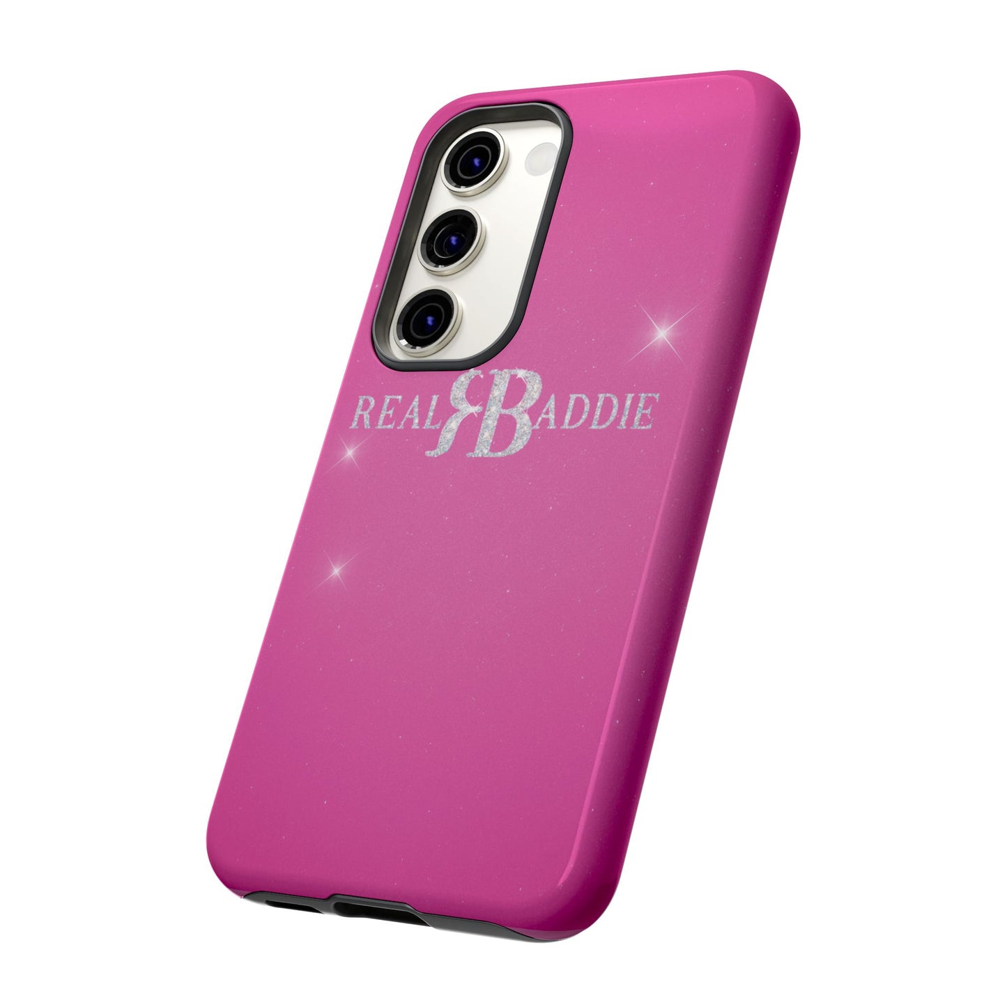 Real Baddie Tough Phone Case — Hot Pink Protective Case