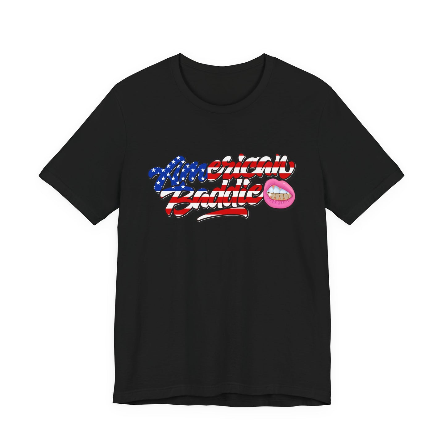 American Baddie Stripes Short Sleeve Tee