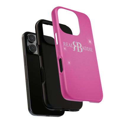 Real Baddie Tough Phone Case — Hot Pink Protective Case