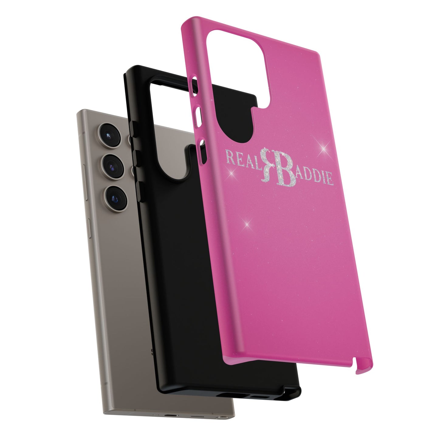 Real Baddie Tough Phone Case — Hot Pink Protective Case