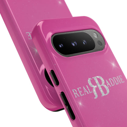 Real Baddie Tough Phone Case — Hot Pink Protective Case