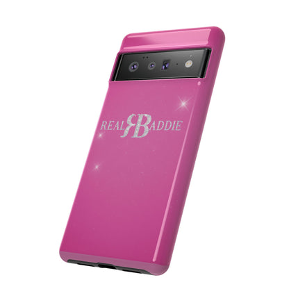 Real Baddie Tough Phone Case — Hot Pink Protective Case