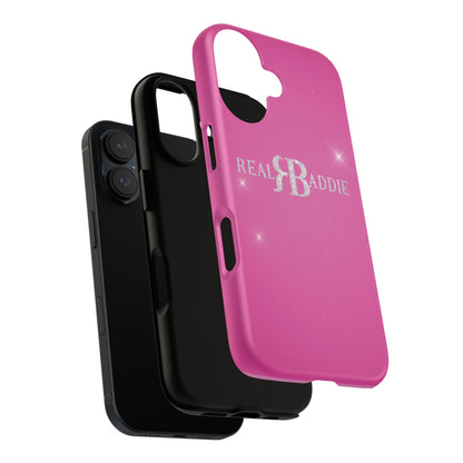 Real Baddie Tough Phone Case — Hot Pink Protective Case
