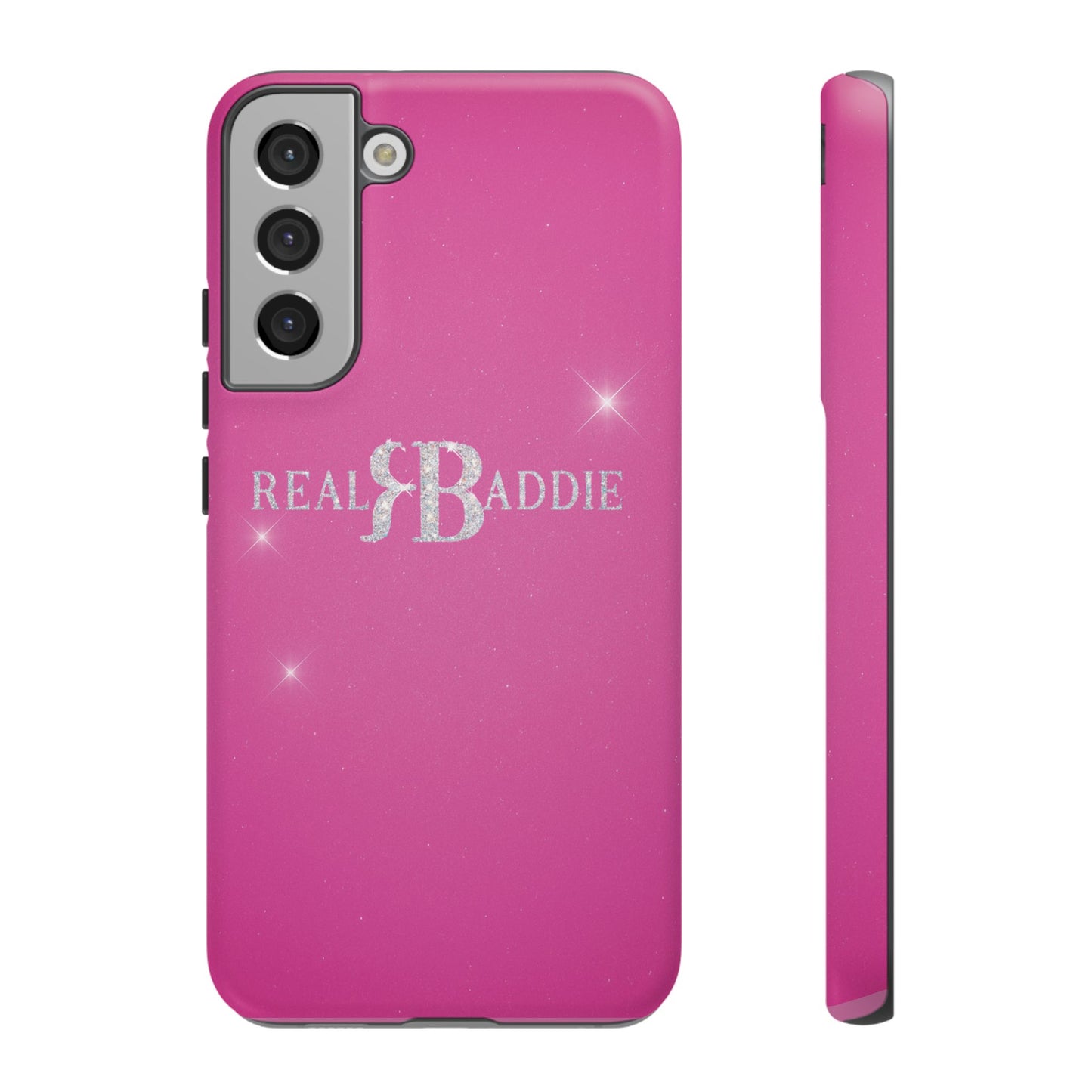 Real Baddie Tough Phone Case — Hot Pink Protective Case