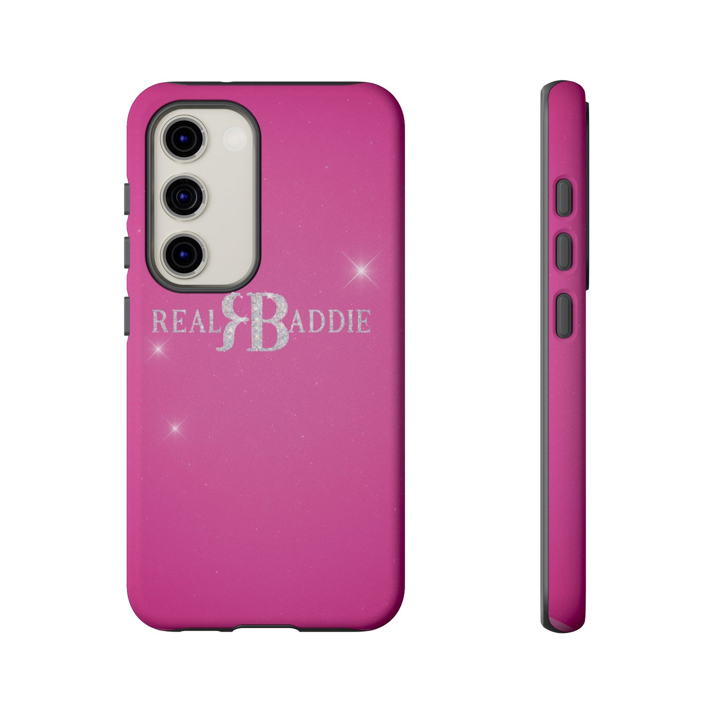 Real Baddie Tough Phone Case — Hot Pink Protective Case