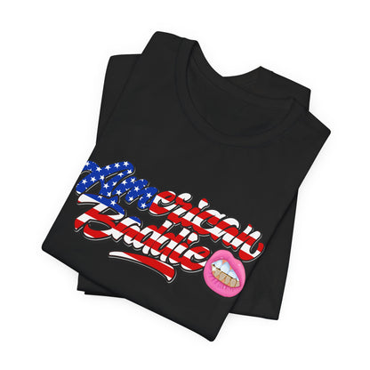American Baddie Stripes Short Sleeve Tee