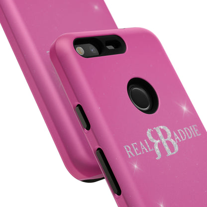 Real Baddie Tough Phone Case — Hot Pink Protective Case