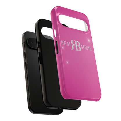 Real Baddie Tough Phone Case — Hot Pink Protective Case