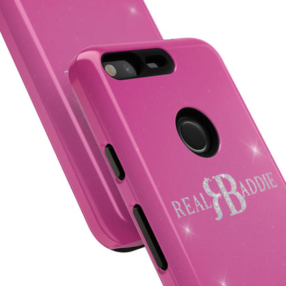 Real Baddie Tough Phone Case — Hot Pink Protective Case