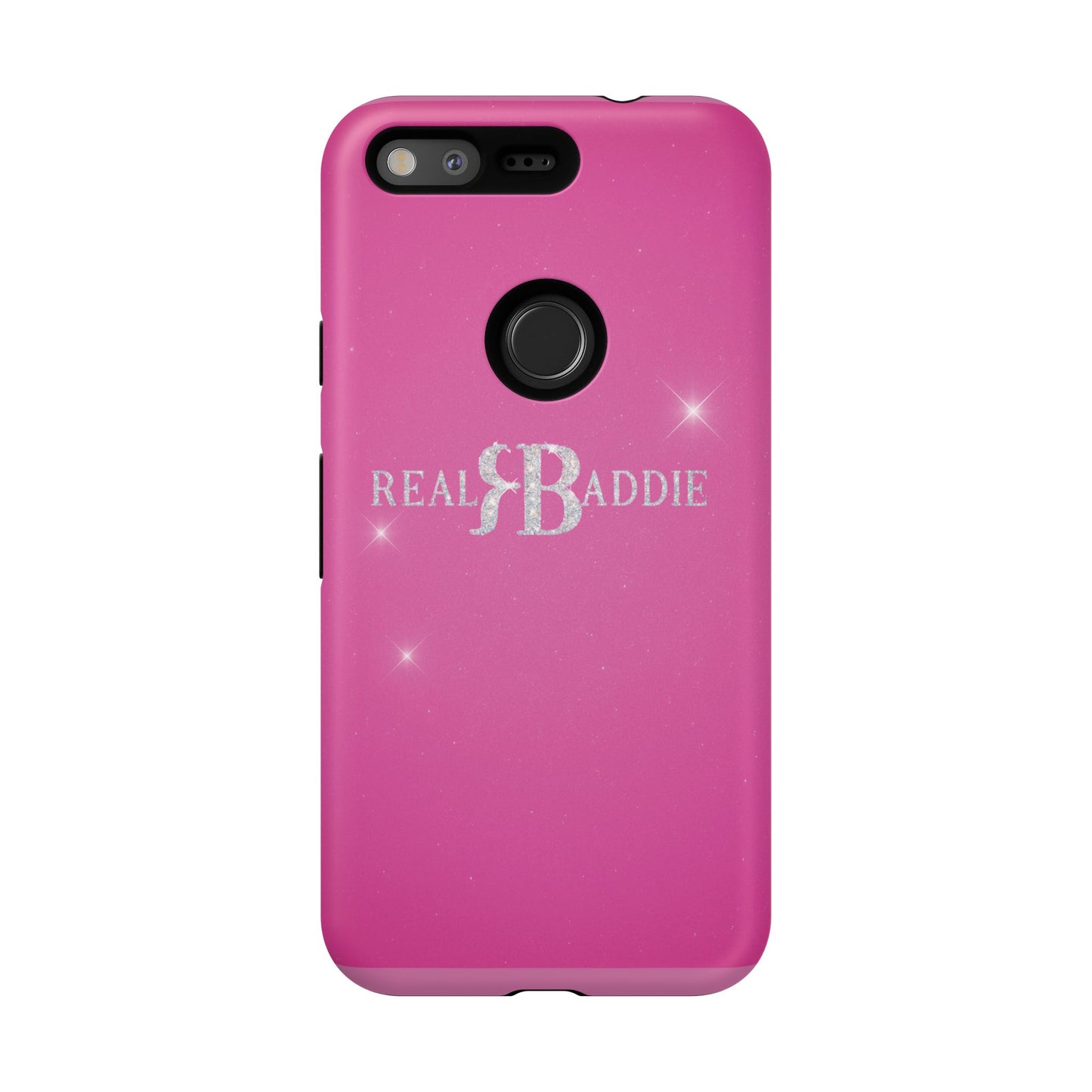 Real Baddie Tough Phone Case — Hot Pink Protective Case