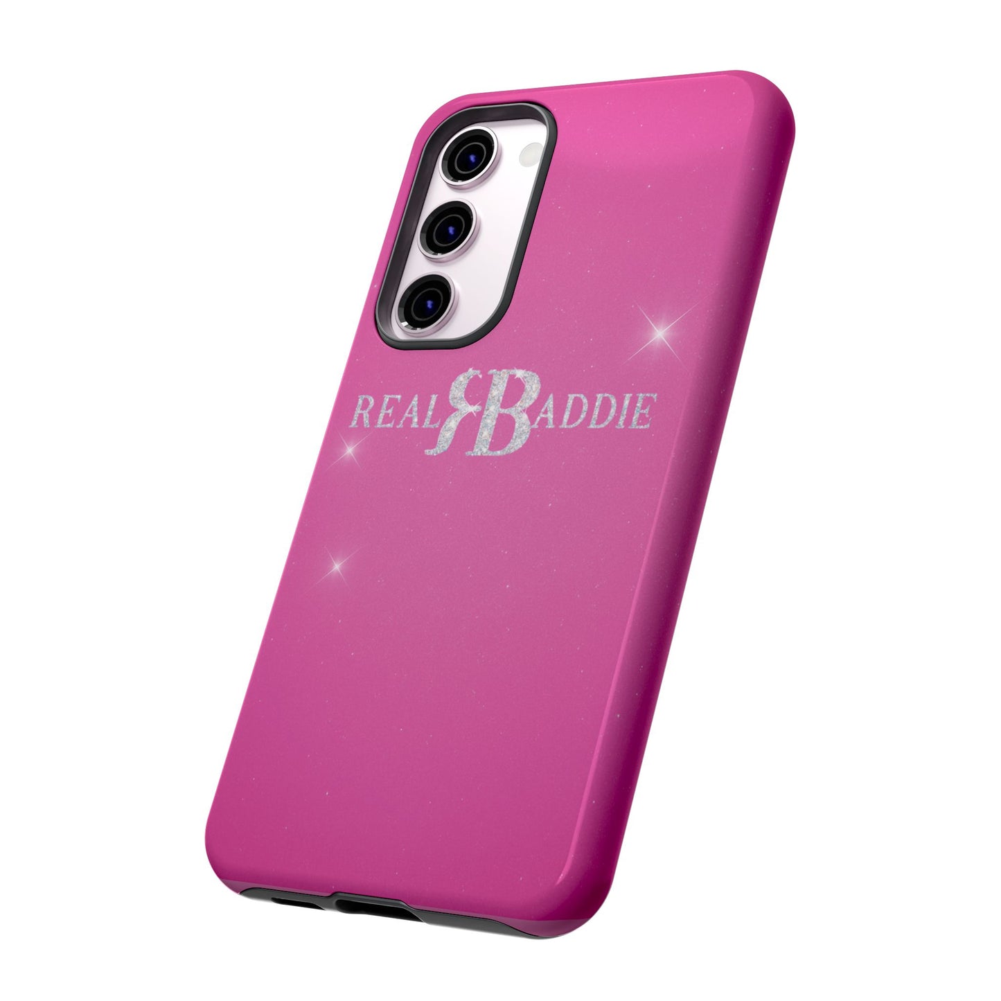Real Baddie Tough Phone Case — Hot Pink Protective Case