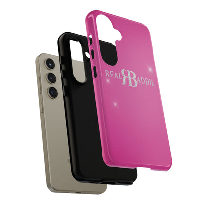 Real Baddie Tough Phone Case — Hot Pink Protective Case