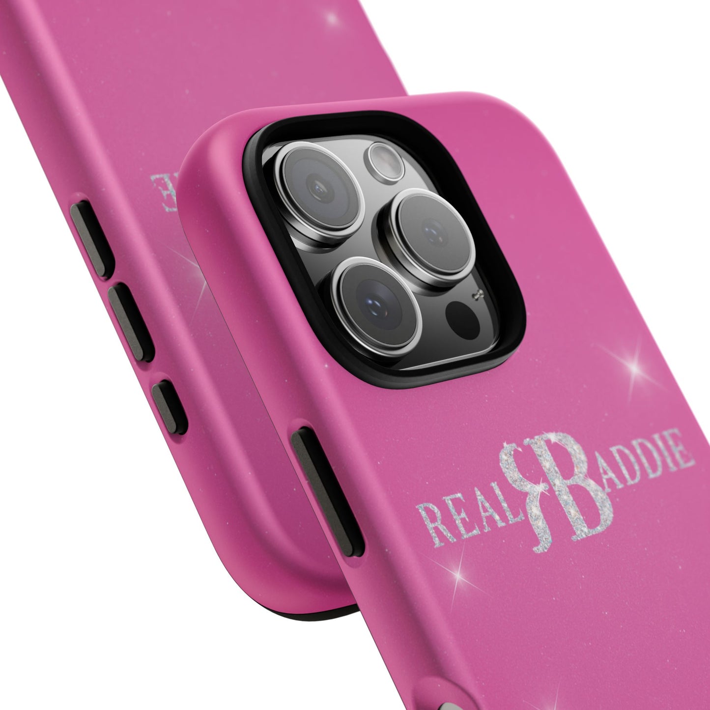 Real Baddie Tough Phone Case — Hot Pink Protective Case
