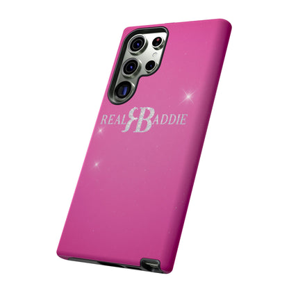 Real Baddie Tough Phone Case — Hot Pink Protective Case
