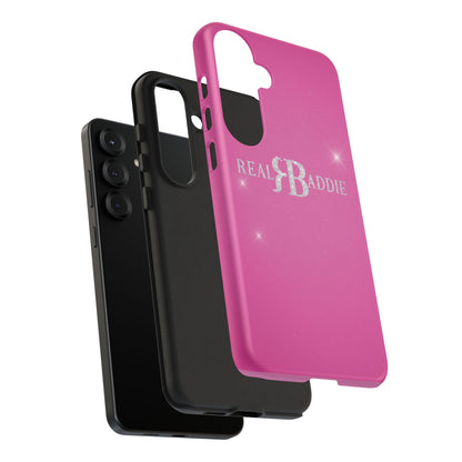 Real Baddie Tough Phone Case — Hot Pink Protective Case