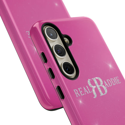 Real Baddie Tough Phone Case — Hot Pink Protective Case