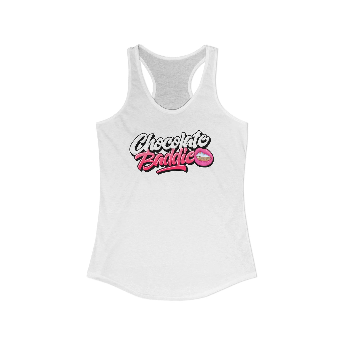 Chocolate Baddie Women's Ideal Racerback Tank