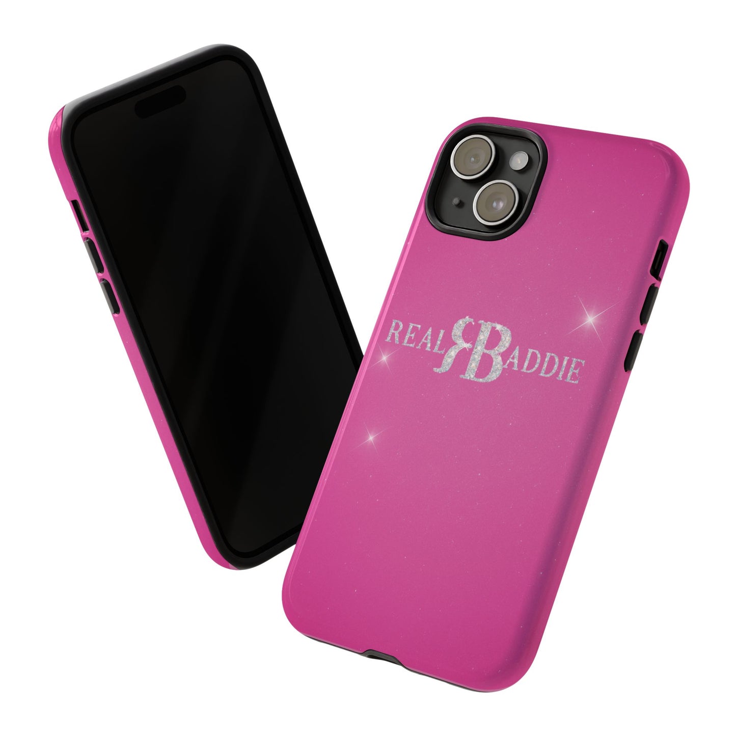 Real Baddie Tough Phone Case — Hot Pink Protective Case