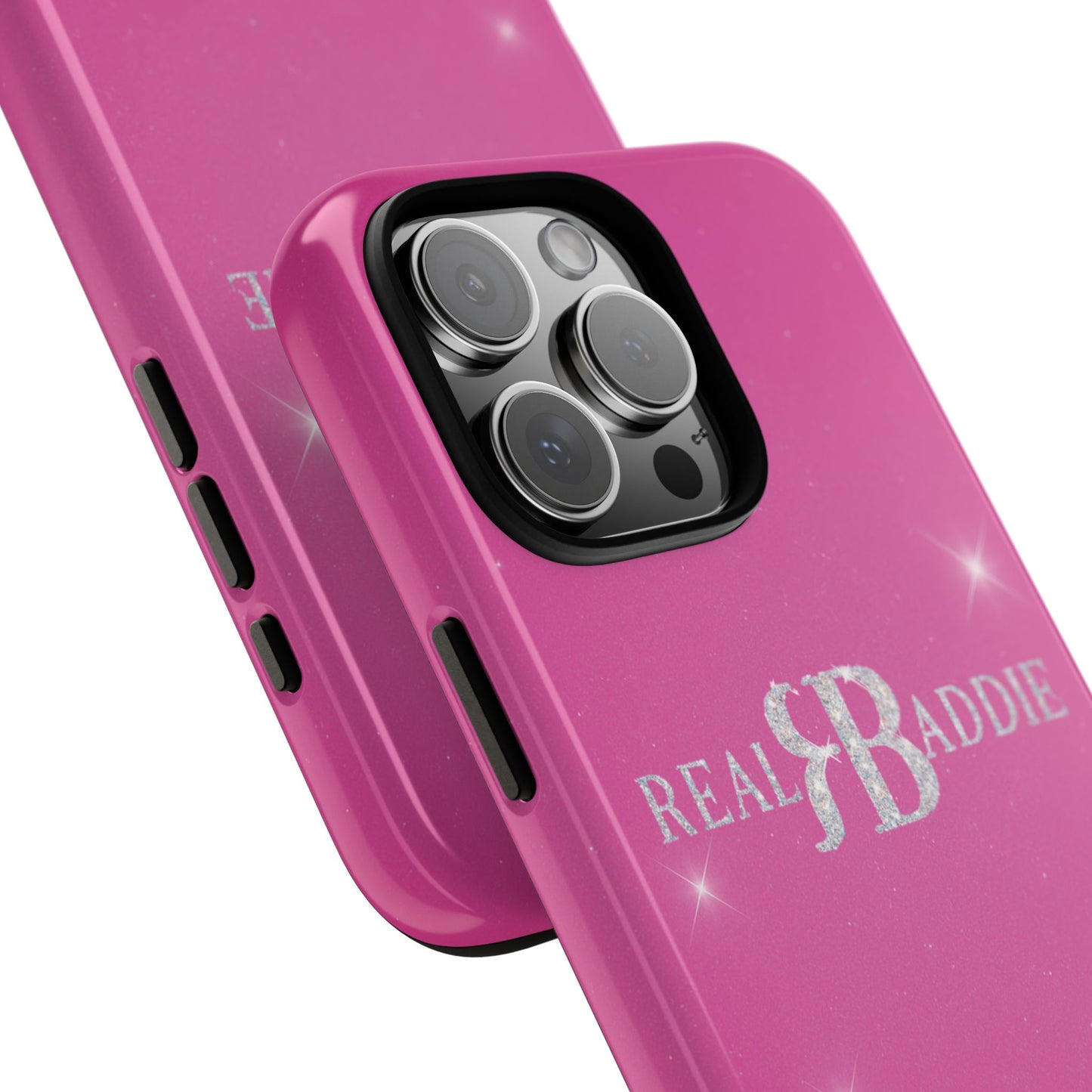 Real Baddie Tough Phone Case — Hot Pink Protective Case