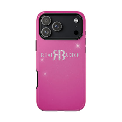 Real Baddie Tough Phone Case — Hot Pink Protective Case