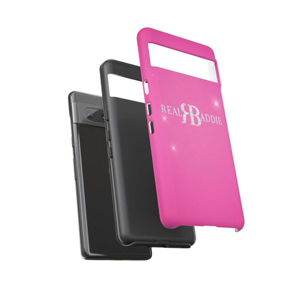 Real Baddie Tough Phone Case — Hot Pink Protective Case