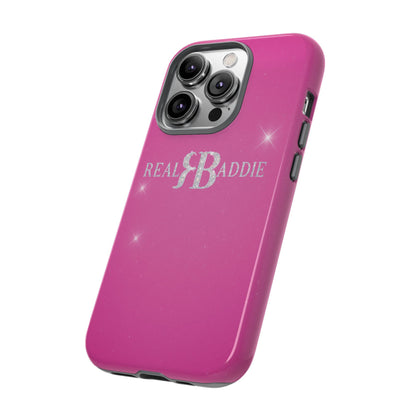 Real Baddie Tough Phone Case — Hot Pink Protective Case