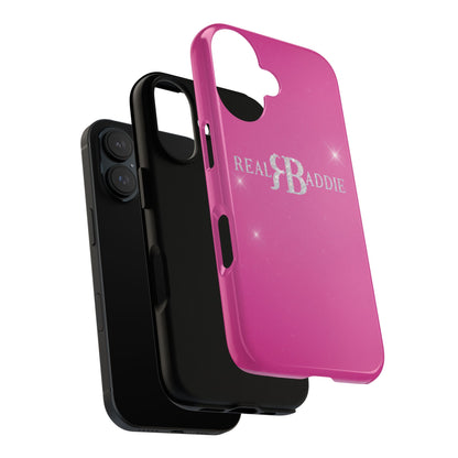 Real Baddie Tough Phone Case — Hot Pink Protective Case