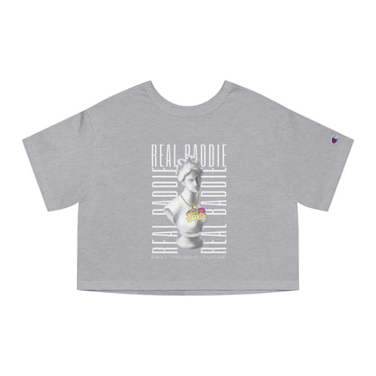 Real Baddie Past, Present, Future Cropped T-Shirt
