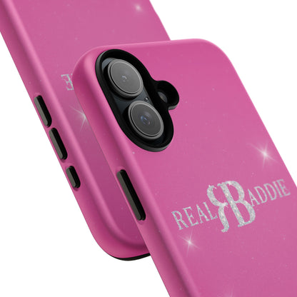 Real Baddie Tough Phone Case — Hot Pink Protective Case