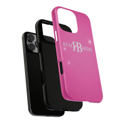 Real Baddie Tough Phone Case — Hot Pink Protective Case