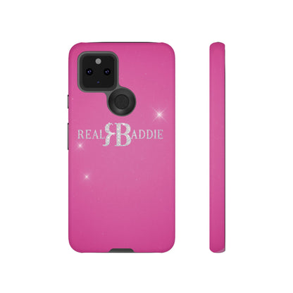 Real Baddie Tough Phone Case — Hot Pink Protective Case