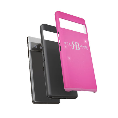 Real Baddie Tough Phone Case — Hot Pink Protective Case