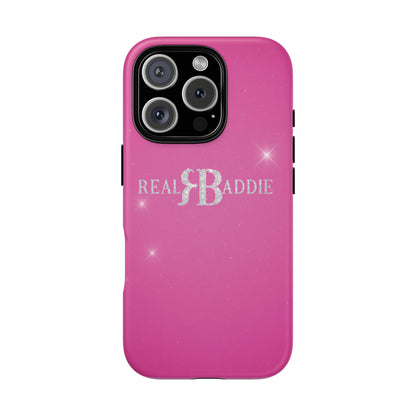 Real Baddie Tough Phone Case — Hot Pink Protective Case